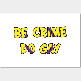 Be Crime Do Gay: Intersex Posters and Art